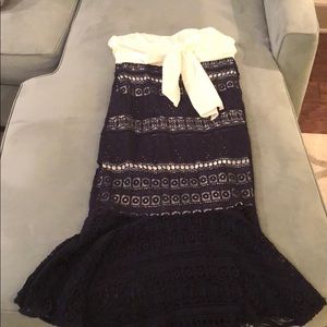 Gianni Bini Lace strapless dress